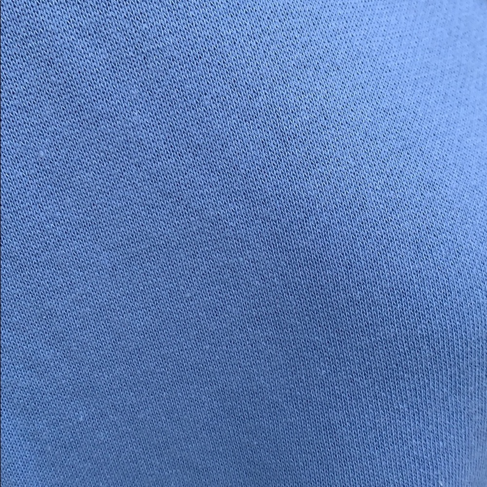 Blue Drawstring Hoodie Sweatshirt Tunic Top - Picture 7 of 8